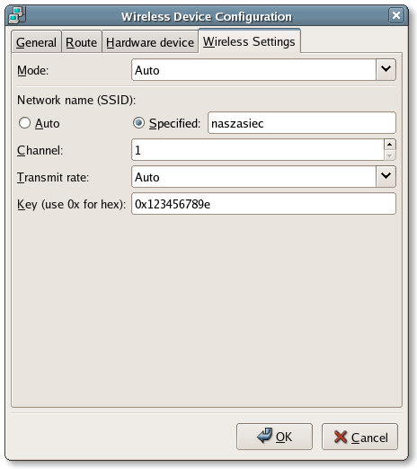 konfiguracja wifi (kreator FC4)