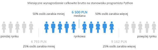Zarobki programistów Python
